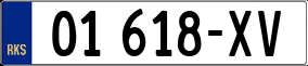 Truck License Plate